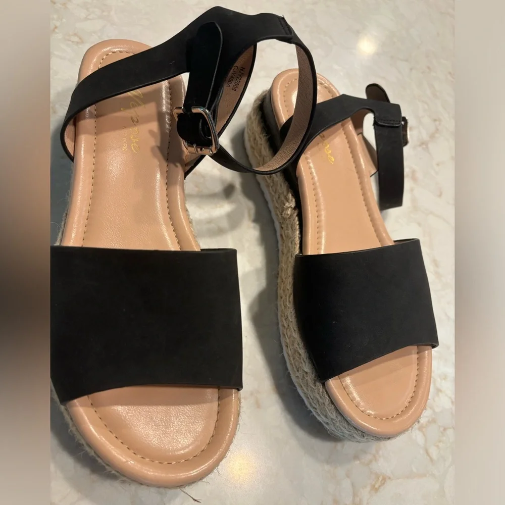 Espadrille Classic Wedge Platform Sandal - Picture 2 of 8